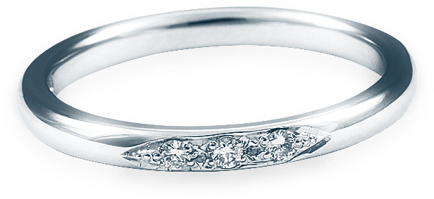 レディースにはダイヤモンドを使用